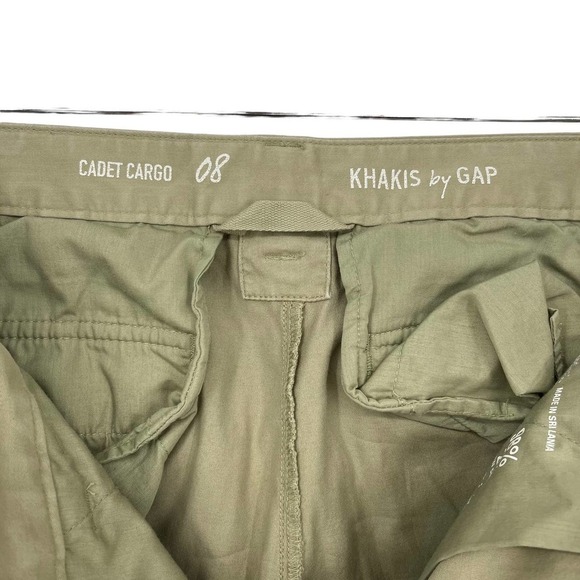 Gap Cadet Cargo Khaki Pants Light Olive Green 8 - Picture 10 of 11